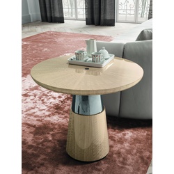 Sunset Pedestal End Table