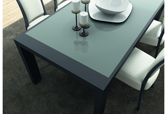 Sliding Rectangular Extension Dining Table